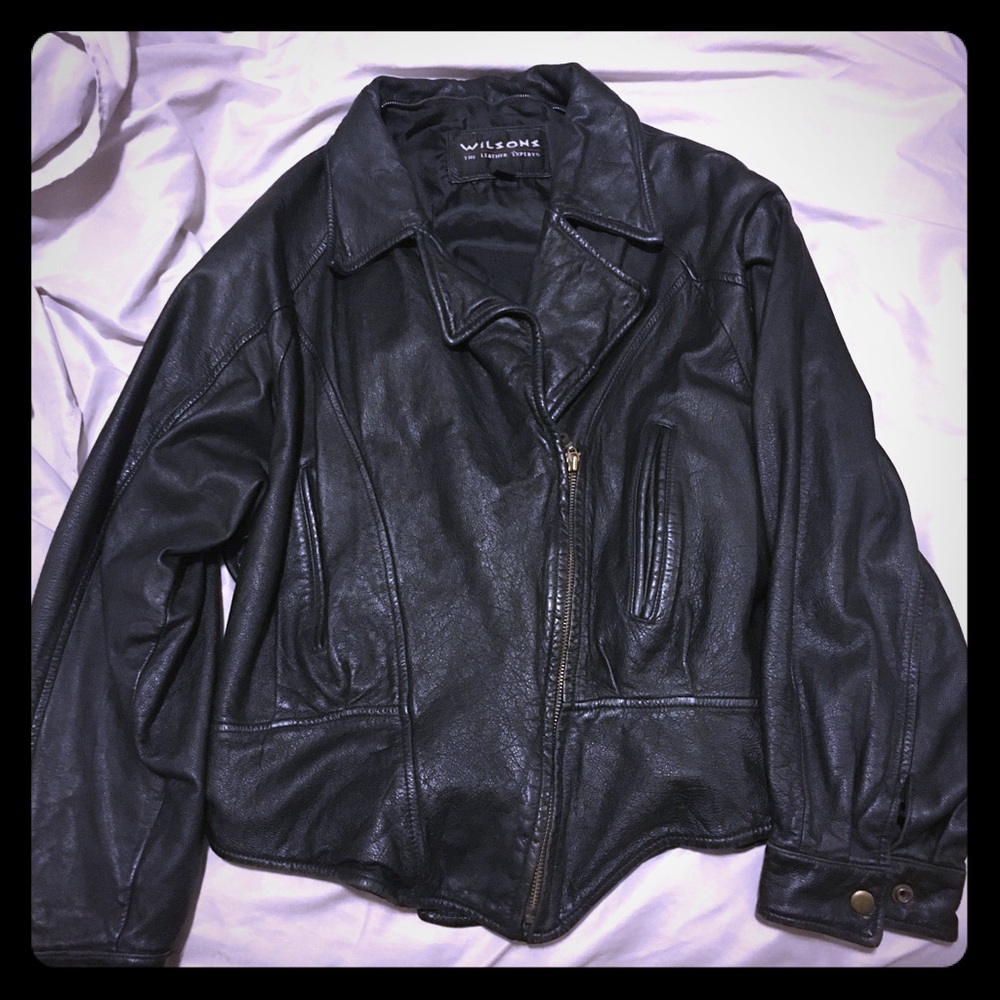 Wilsons Vintage Leather Bomber Jacket